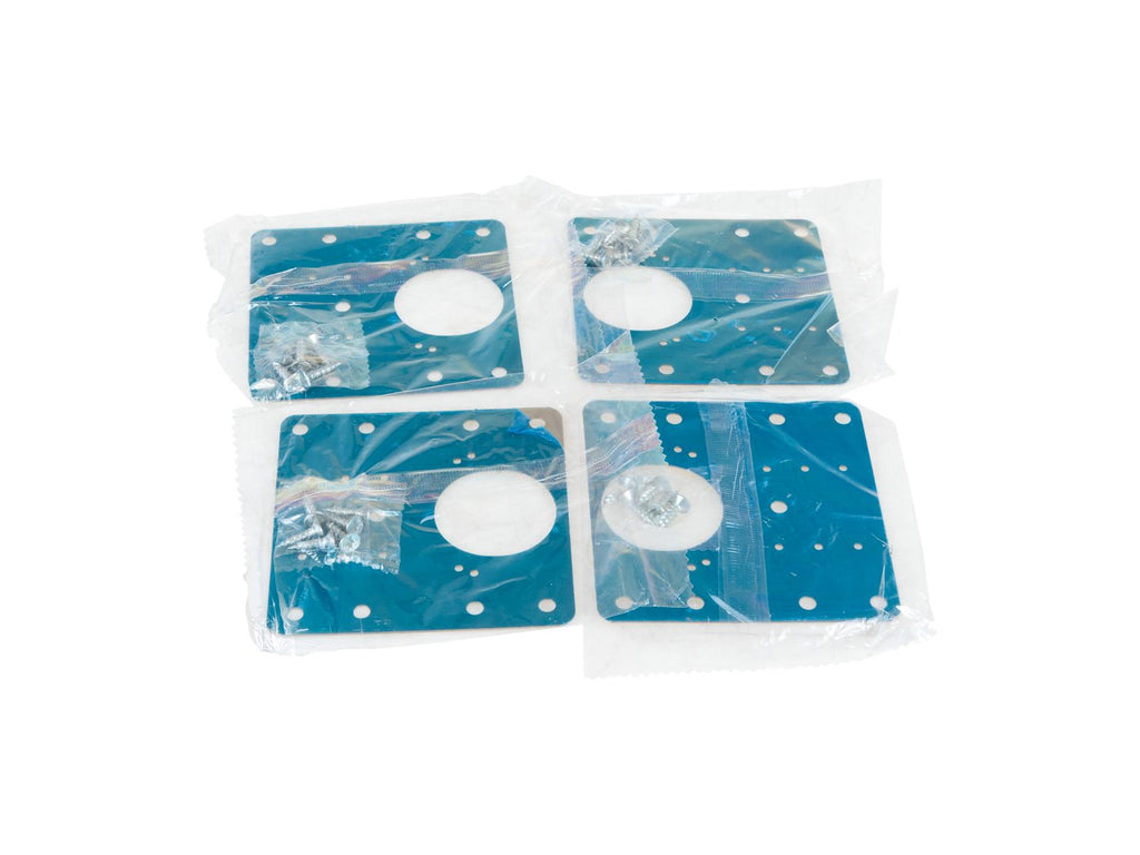4-piece cabinet hinge repair plate set