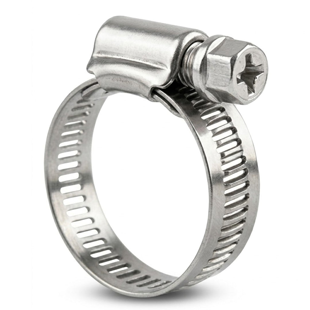 Hose clamp kit with 10 clamps, 12.7 mm x 3 m
