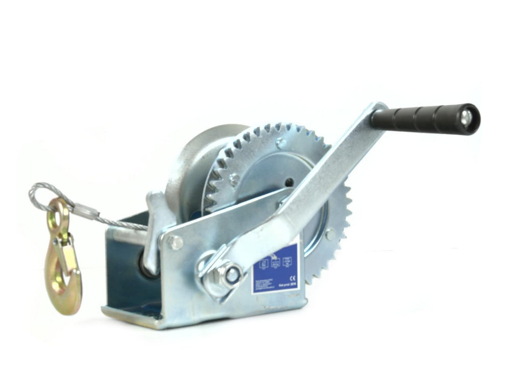 Hand Winch 1000 lb / 450 kg, 5 m Wire Rope