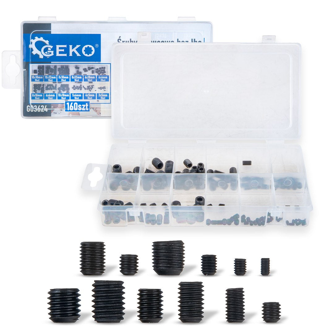 160 pc Allen-head set screw assortment