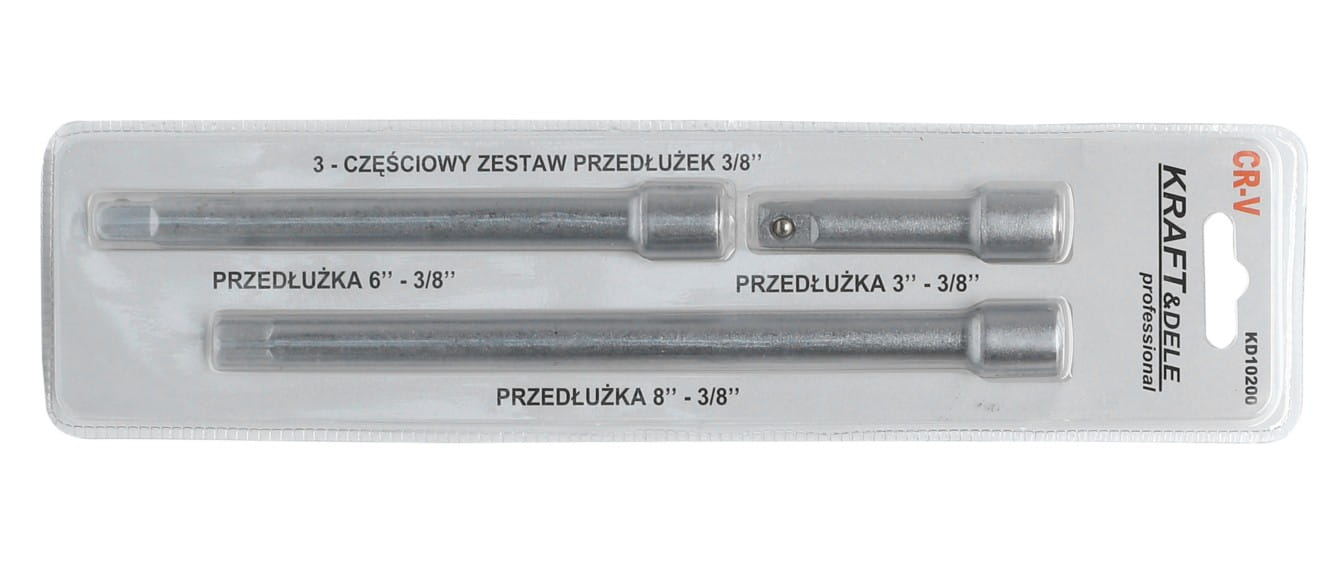 Pikendused 3 tk. 3/8" KD10234