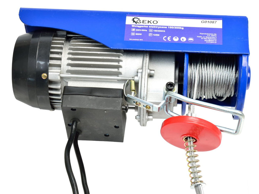 GEKO Electric Wire Rope Hoist 150/300 kg