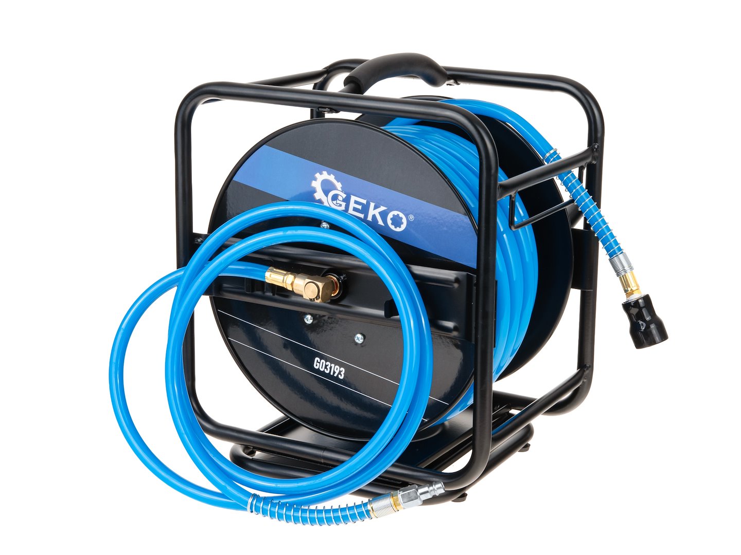 Air hose on a manual reel, 30 m, 10 x 14 mm