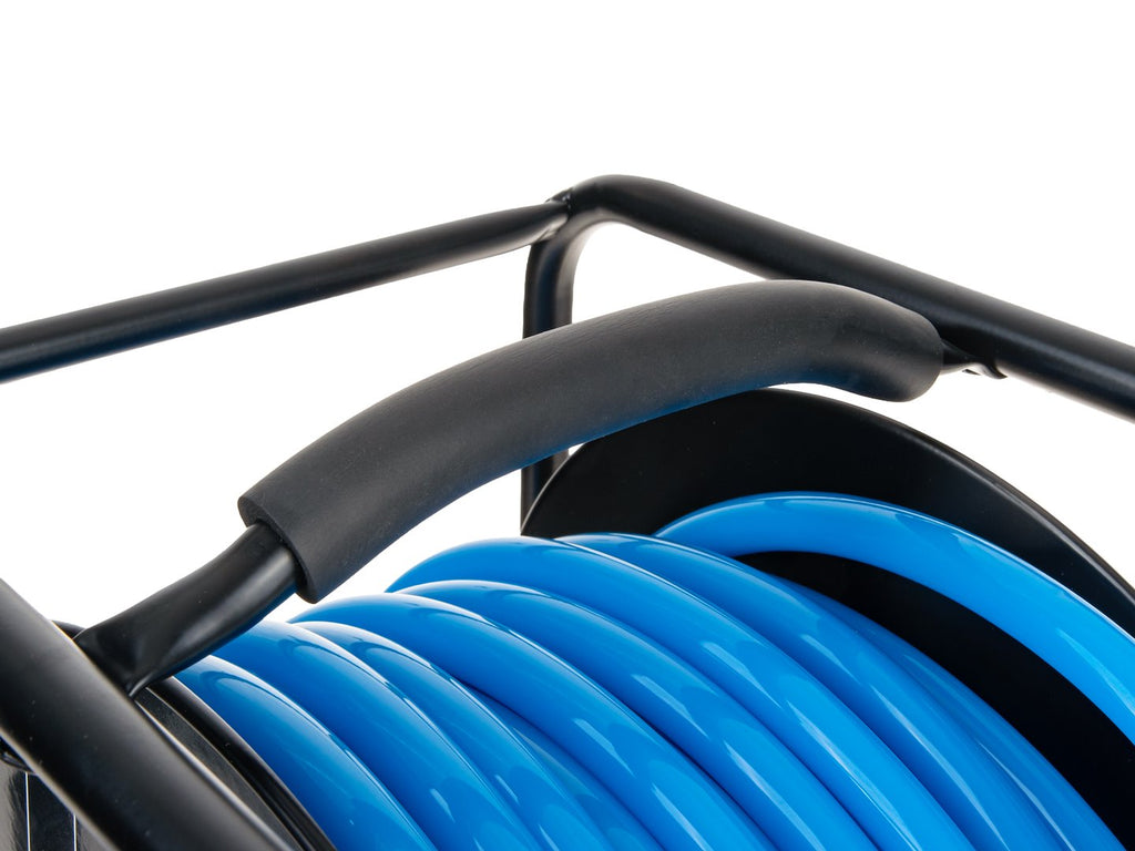 Air hose on a manual reel, 30 m, 10 x 14 mm