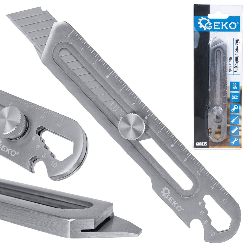 6-in-1 multifunctional utility knife 100 x 18 x 0.5 mm SK2