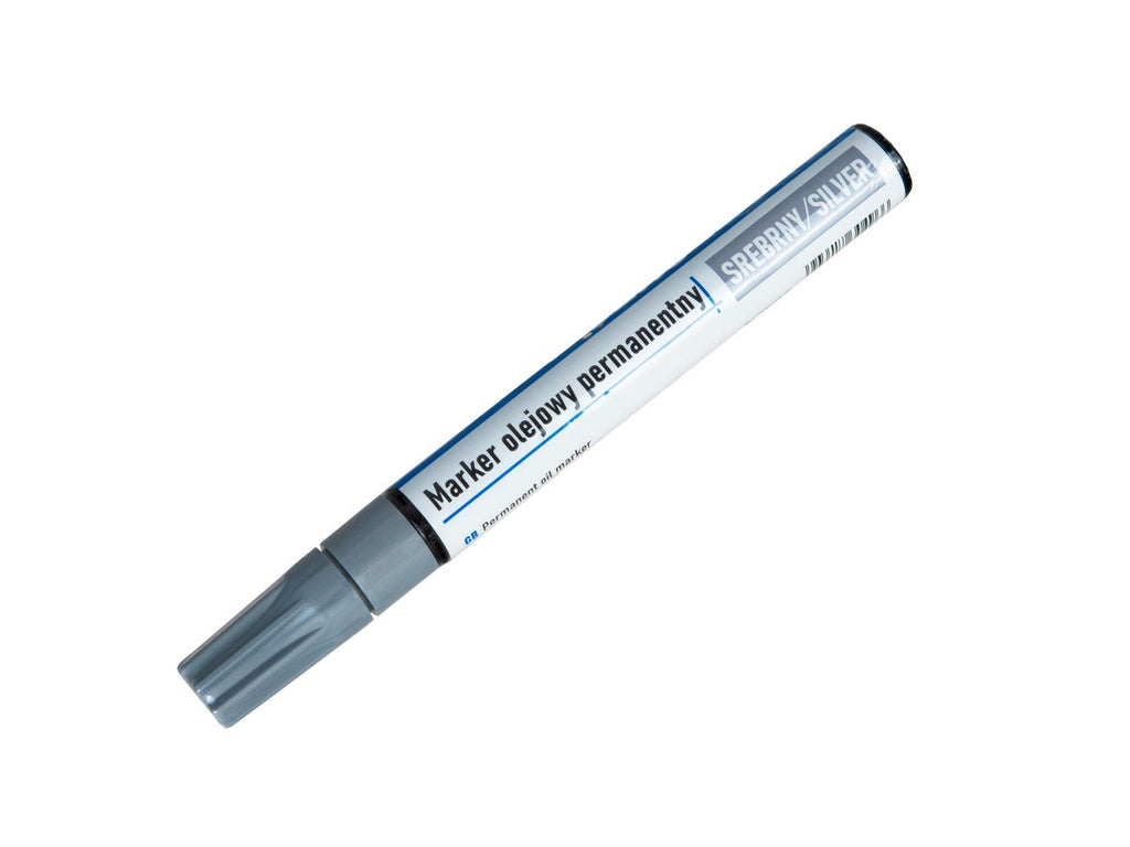 Silver Permanent Oil Marker – Display Box – Pack of 24