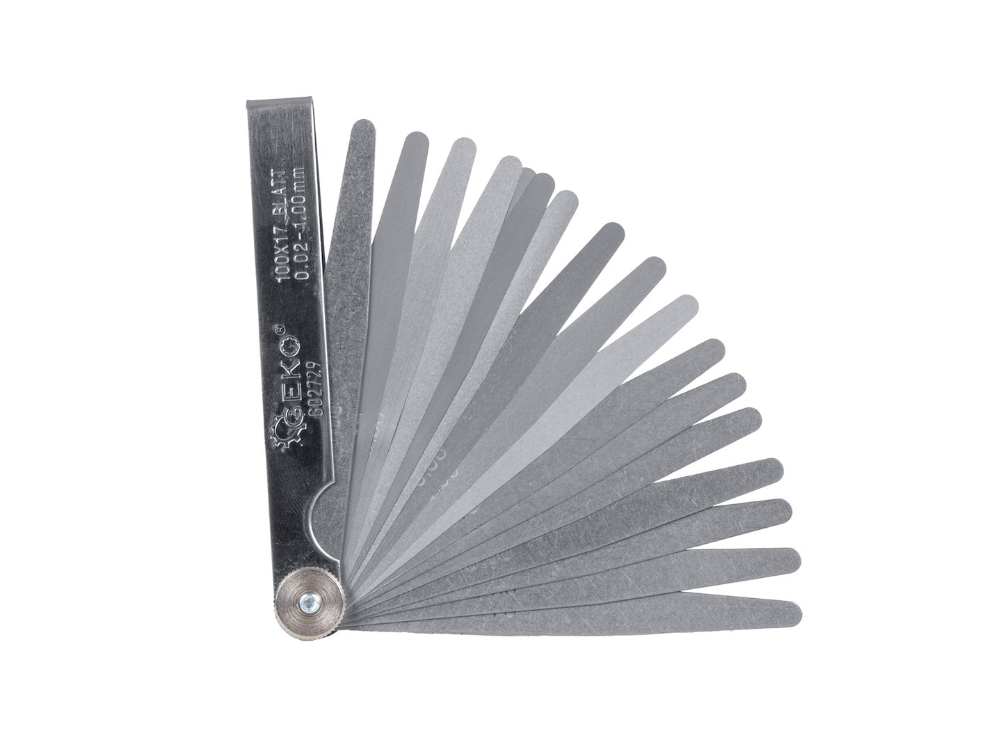 Feeler Gauge 0.02-1.0 mm, 17 Blades