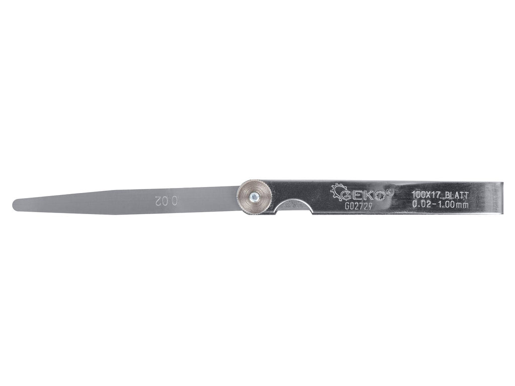 Feeler Gauge 0.02-1.0 mm, 17 Blades