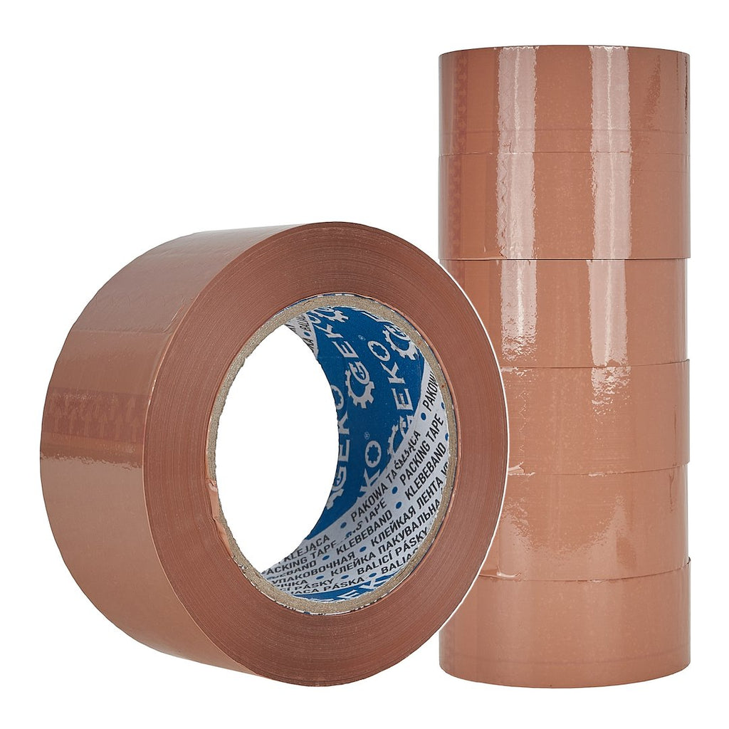 Brown Packing Tape 48mm x 132m – Pack of 6