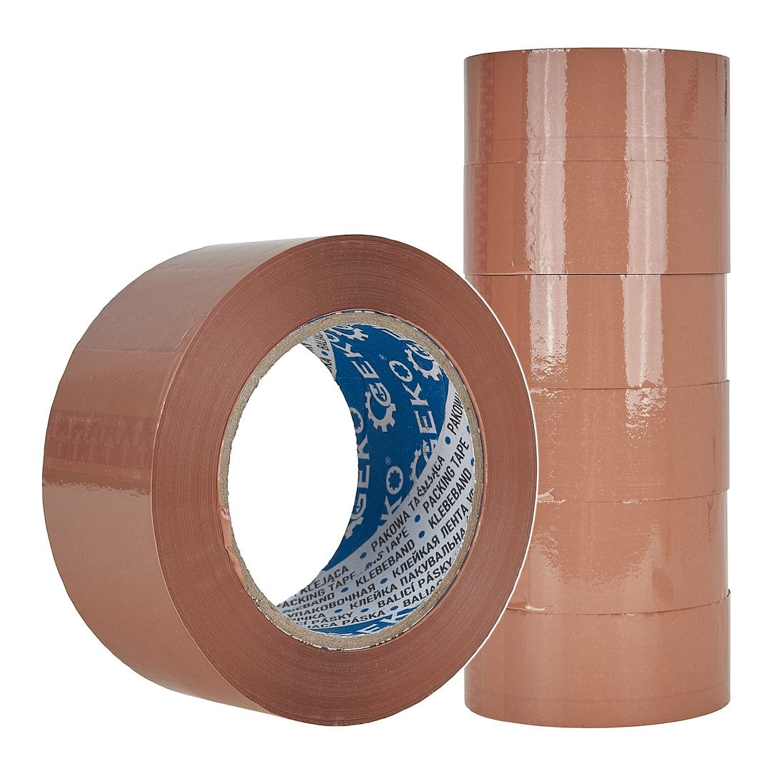 Brown Packing Tape 48mm x 132m – Pack of 6