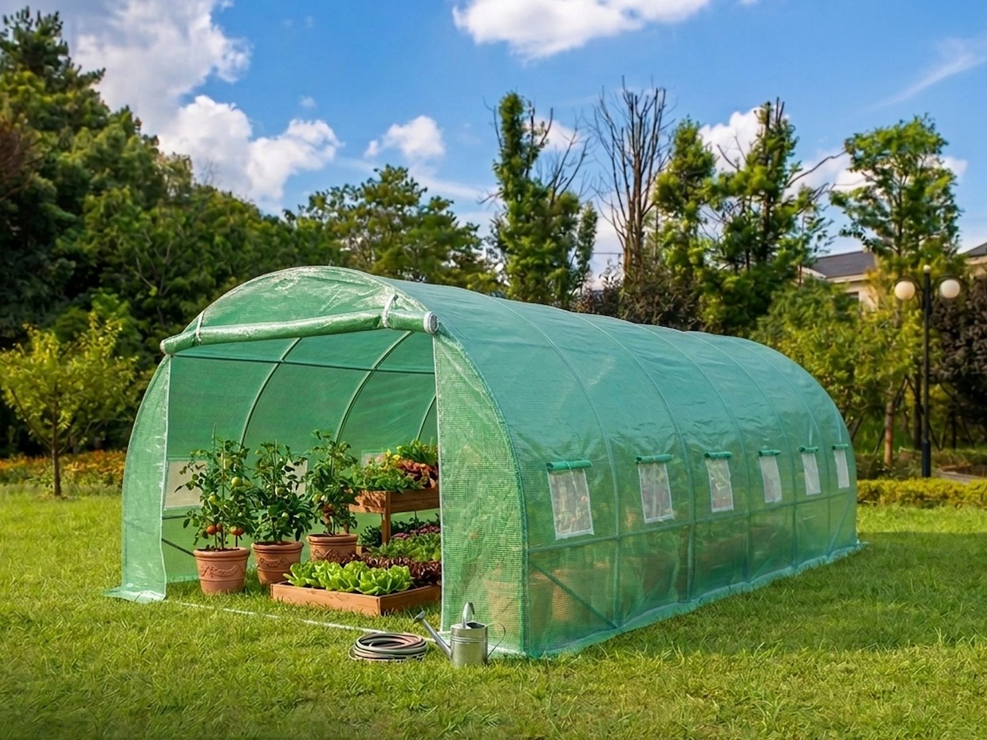 Garden Greenhouse 3x6x2m UV