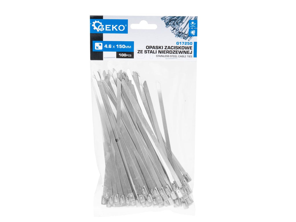 Stainless Steel Cable Ties 4.6 x 150 mm, 100 pcs.