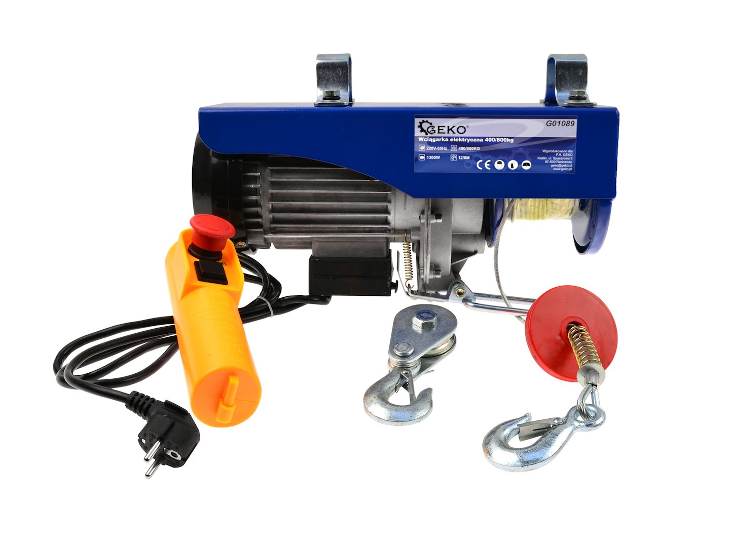 GEKO Electric Wire Rope Hoist 400/800 kg