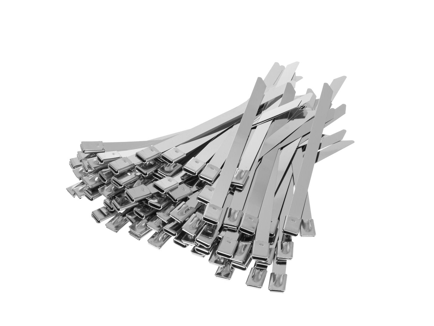 Stainless steel cable ties, 7.9 x 150 mm, 100 pcs.