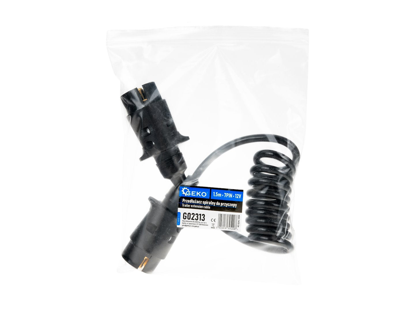 Trailer extension cable 1,5m 7PIN 12V