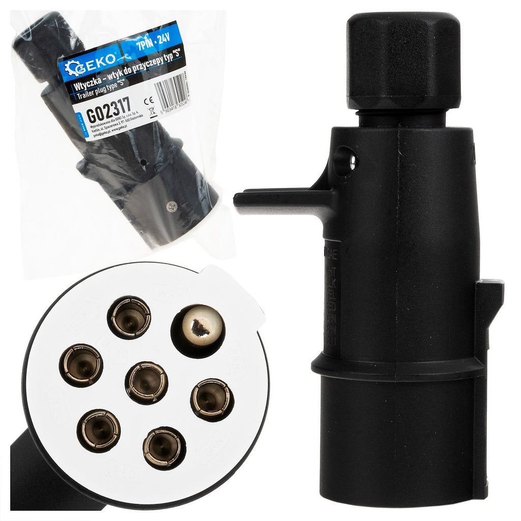 Trailer plug 7PIN 24V type "S"