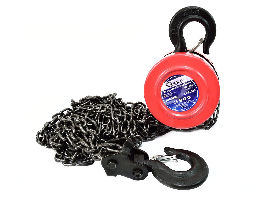 Chain Block Hoist 2 t x 2.5 m