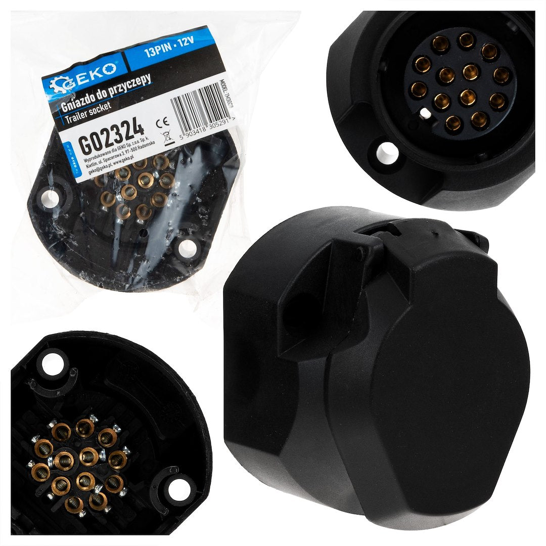 Trailer socket 13PIN 12V