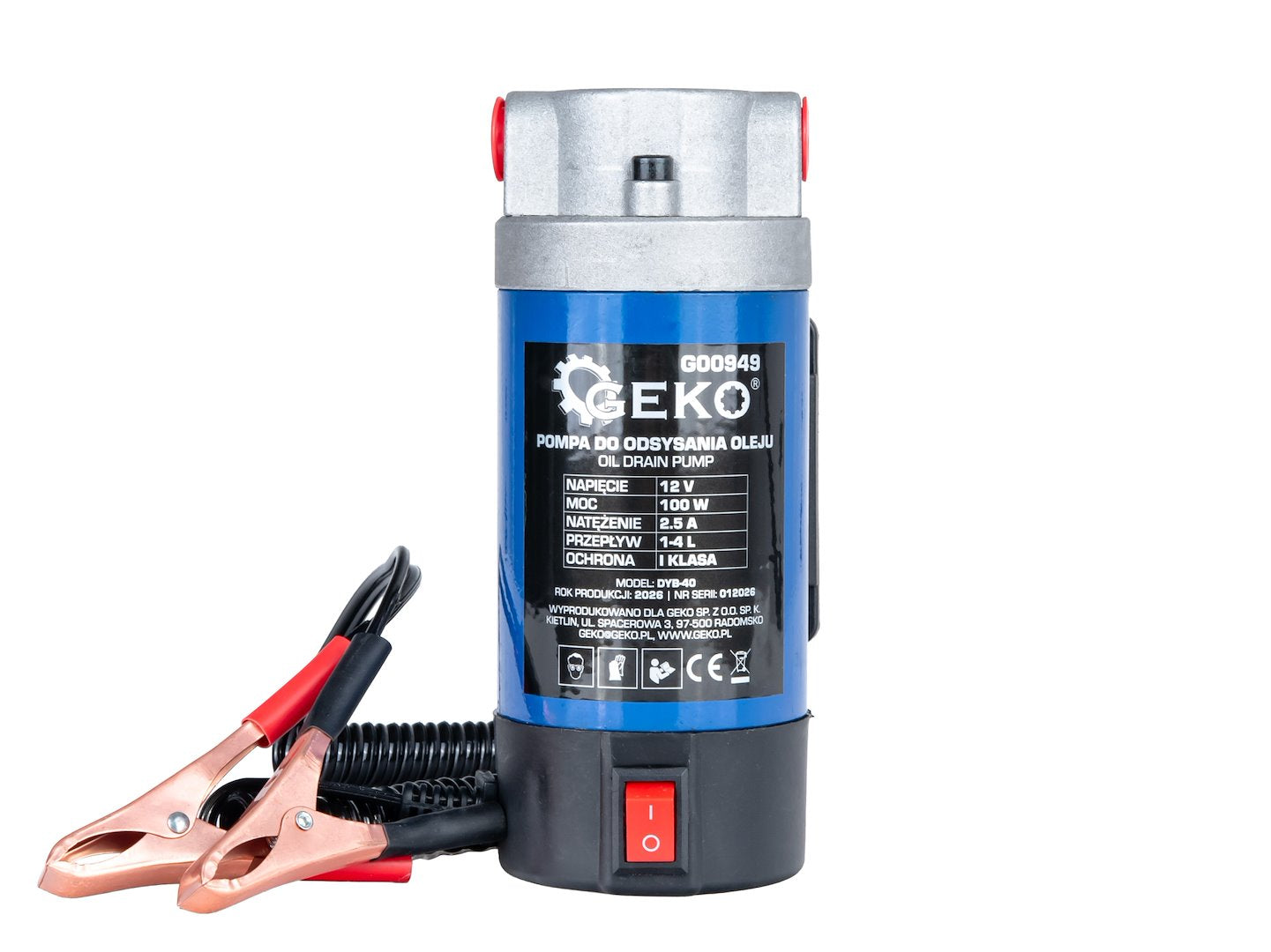 Oil drain pump 12V
