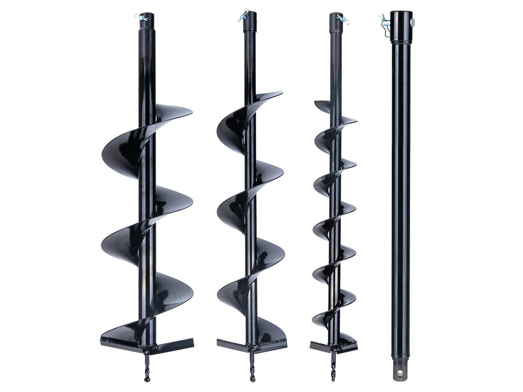 Petrol Earth Auger with Drill Bits (10 cm, 15 cm, 20 cm) and 50 cm Extension Adapter (1)