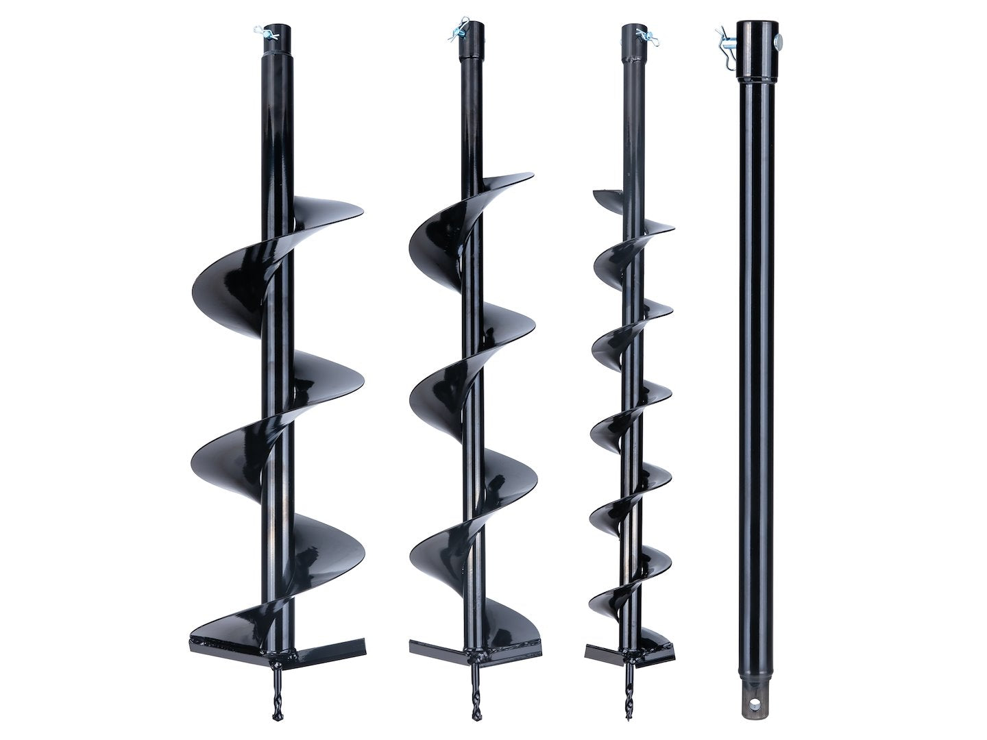 Petrol Earth Auger with Drill Bits (10 cm, 15 cm, 20 cm) and 50 cm Extension Adapter (1)