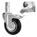 Scaffolding wheel with brake 160 mm, 125 kg
