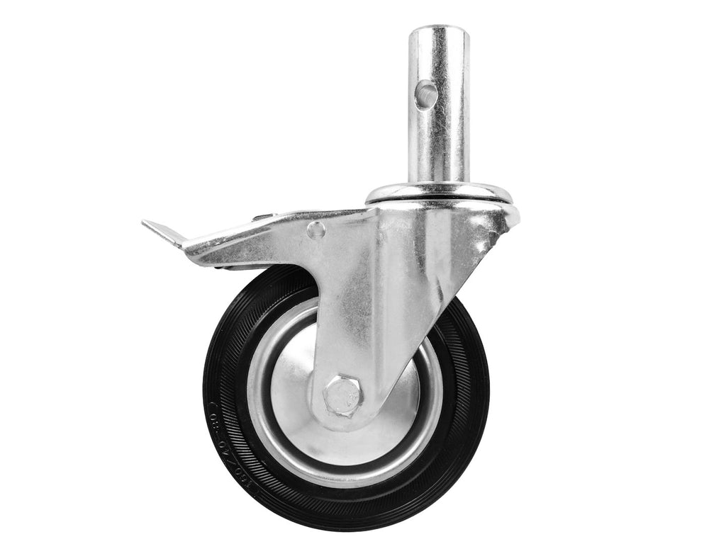 Scaffolding wheel with brake 160 mm, 125 kg