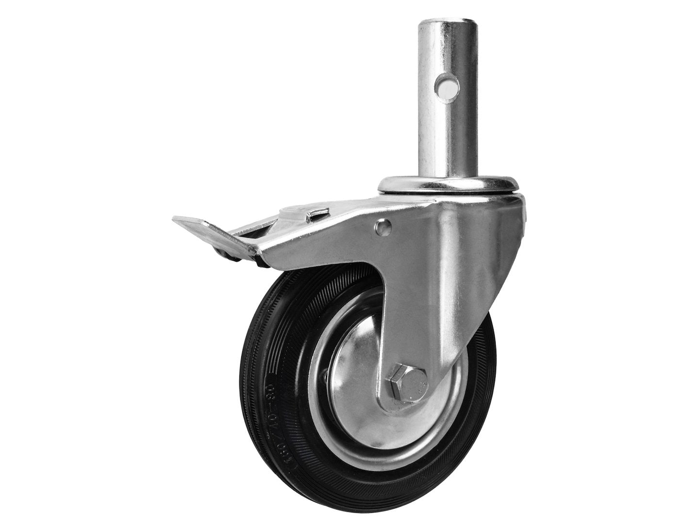 Scaffolding wheel with brake 160 mm, 125 kg