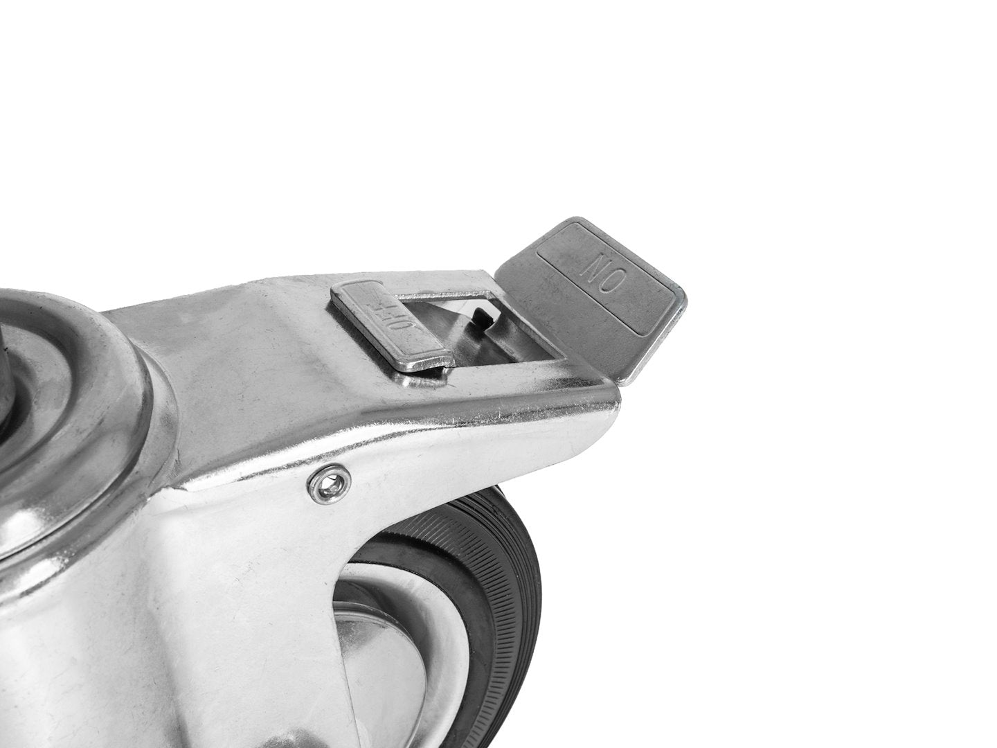 Scaffolding wheel with brake 160 mm, 125 kg