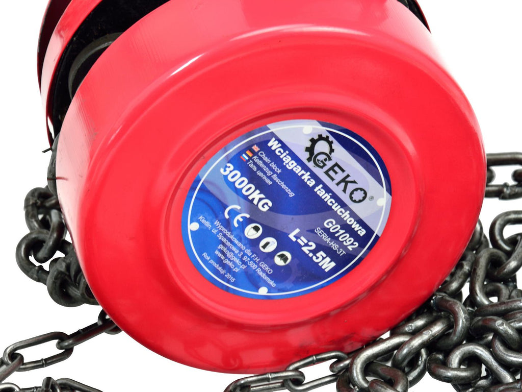 Chain Block Hoist 3T x 2.5 m