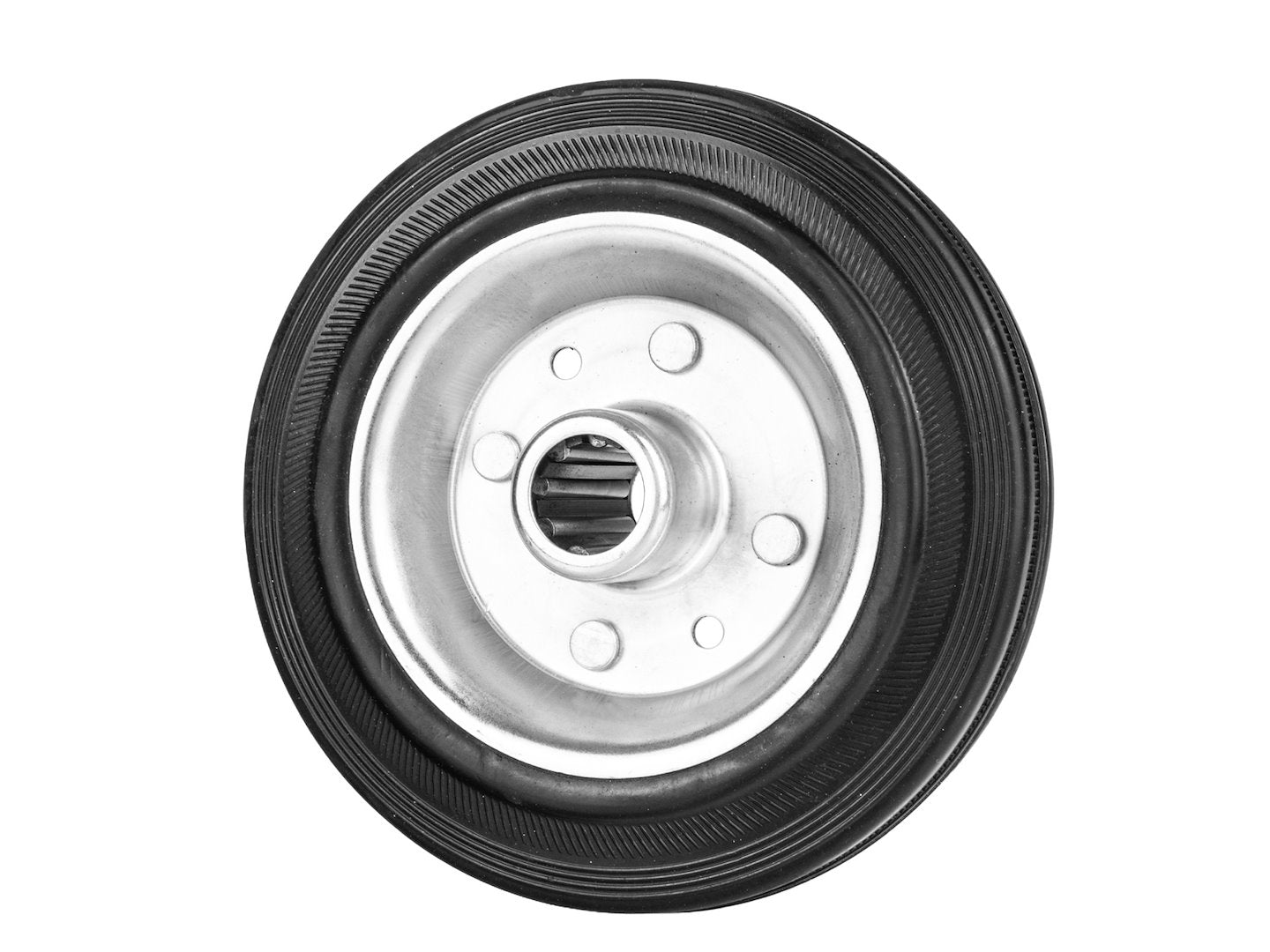 Steel-rubber wheel 160 mm, 130 kg