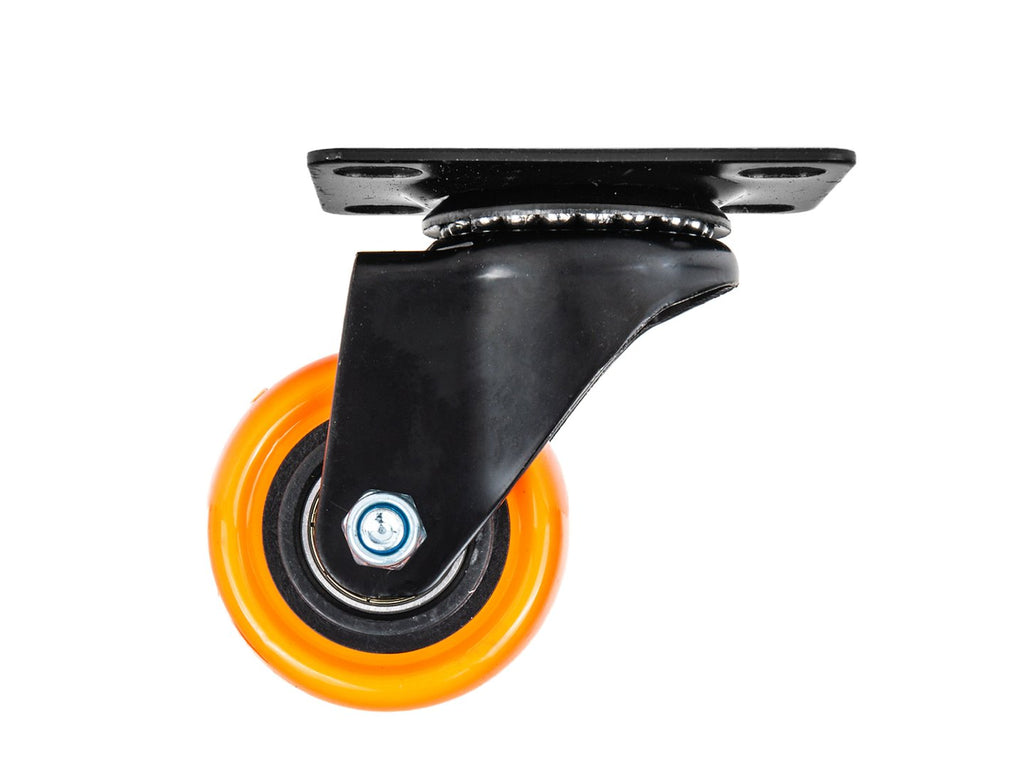 Set of 4 swivel caster wheels 50 mm 50 kg – 2 with brake and 2 without brake