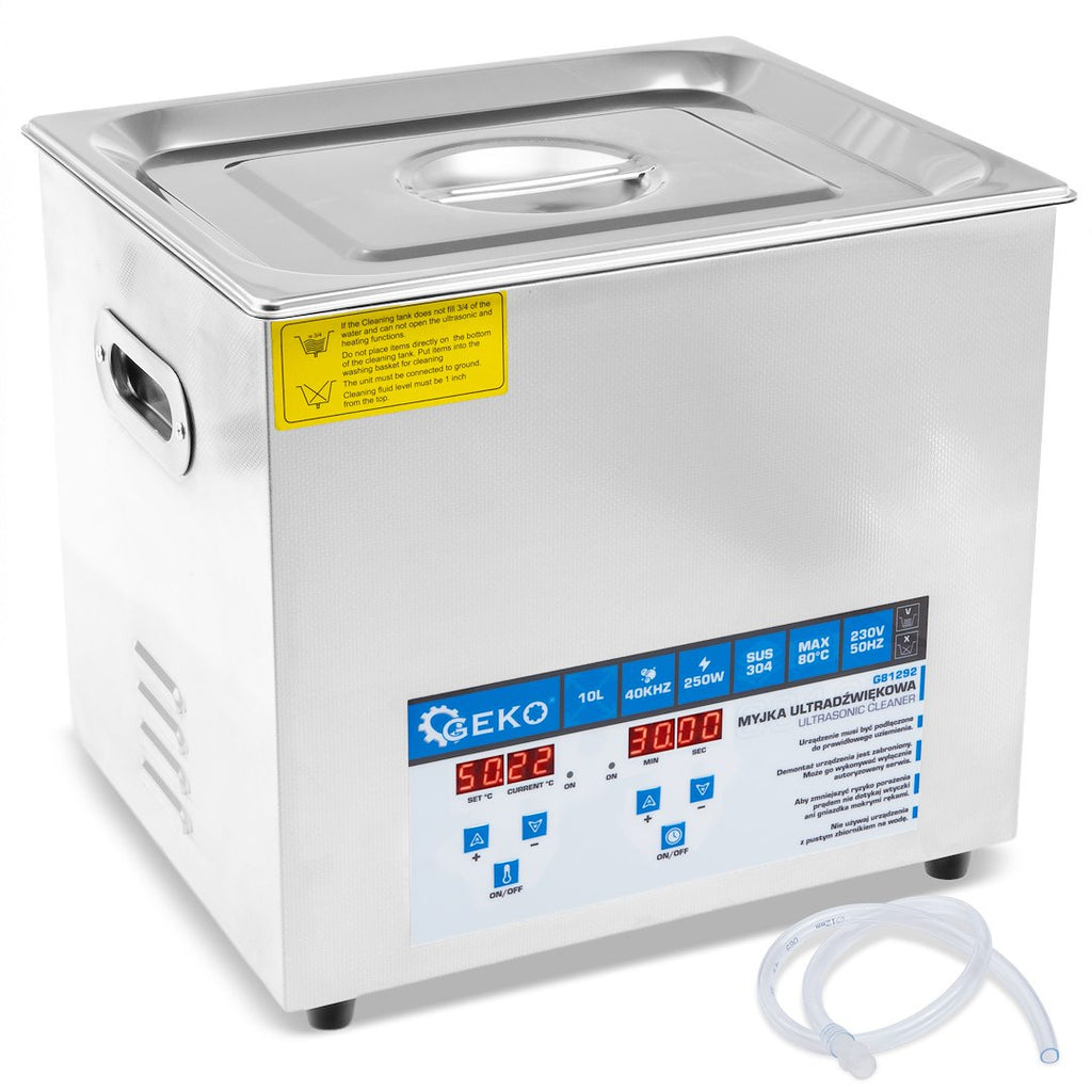 Ultrasonic Cleaner 250W, 10L