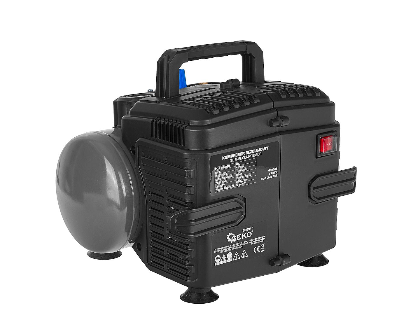 Oil-Free Air Compressor 6L 8 BAR