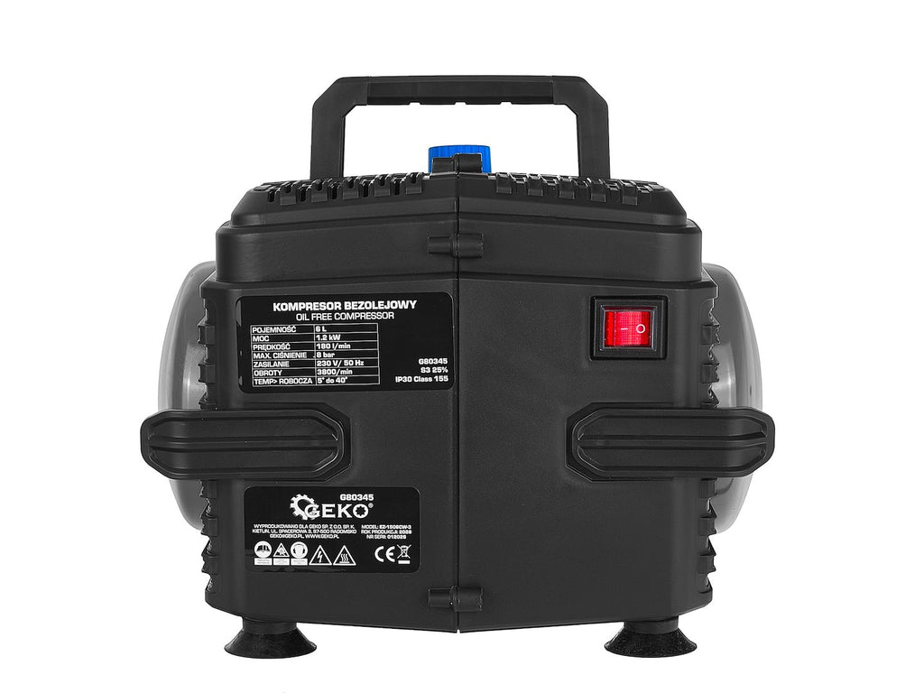 Oil-Free Air Compressor 6L 8 BAR
