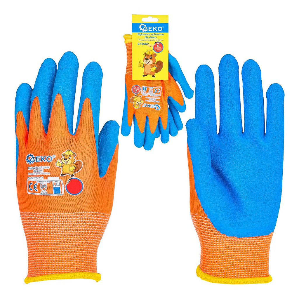 Kids' Protective Gloves, Size 2 (Age 2–4) – Pack of 12