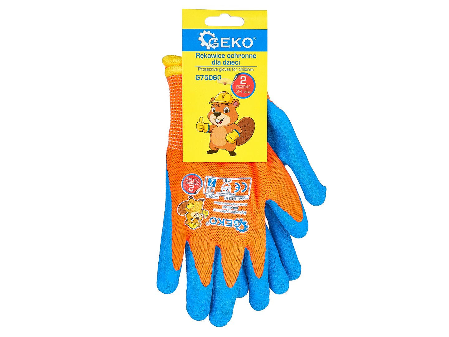 Kids' Protective Gloves, Size 2 (Age 2–4) – Pack of 12