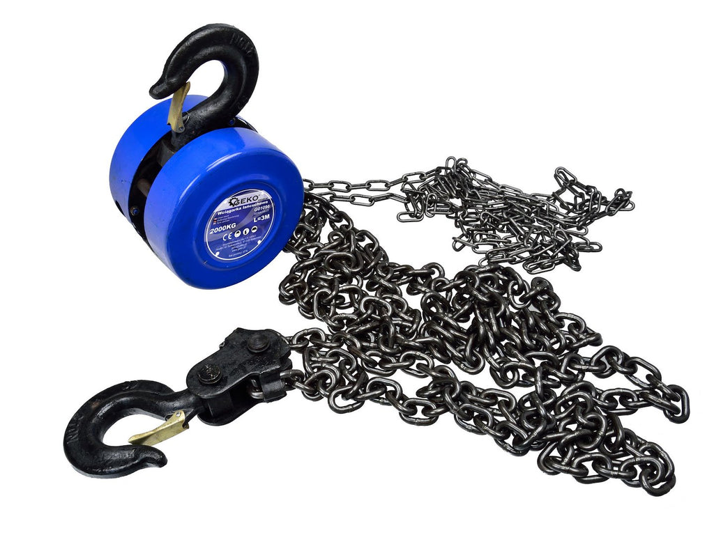 Premium GEKO Chain Block Hoist 2T x 3m
