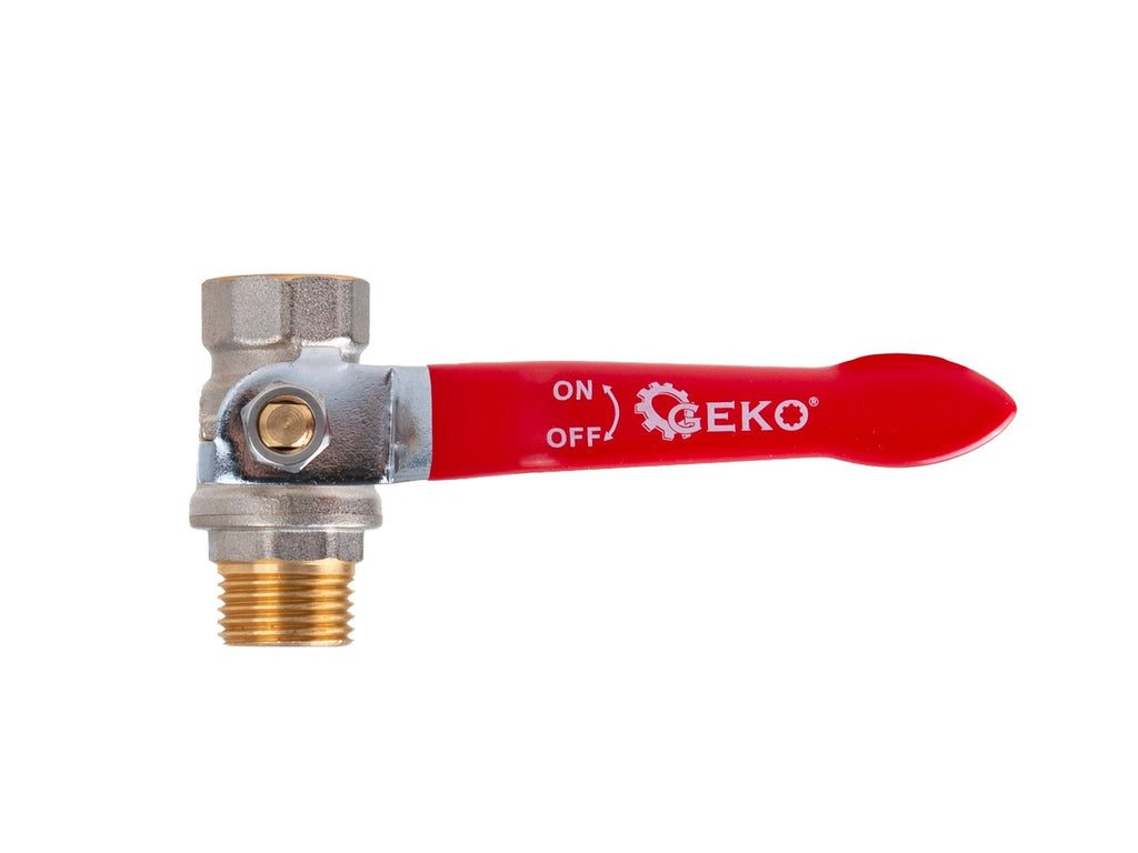 1/2" ball valve with choke — external + internal thread