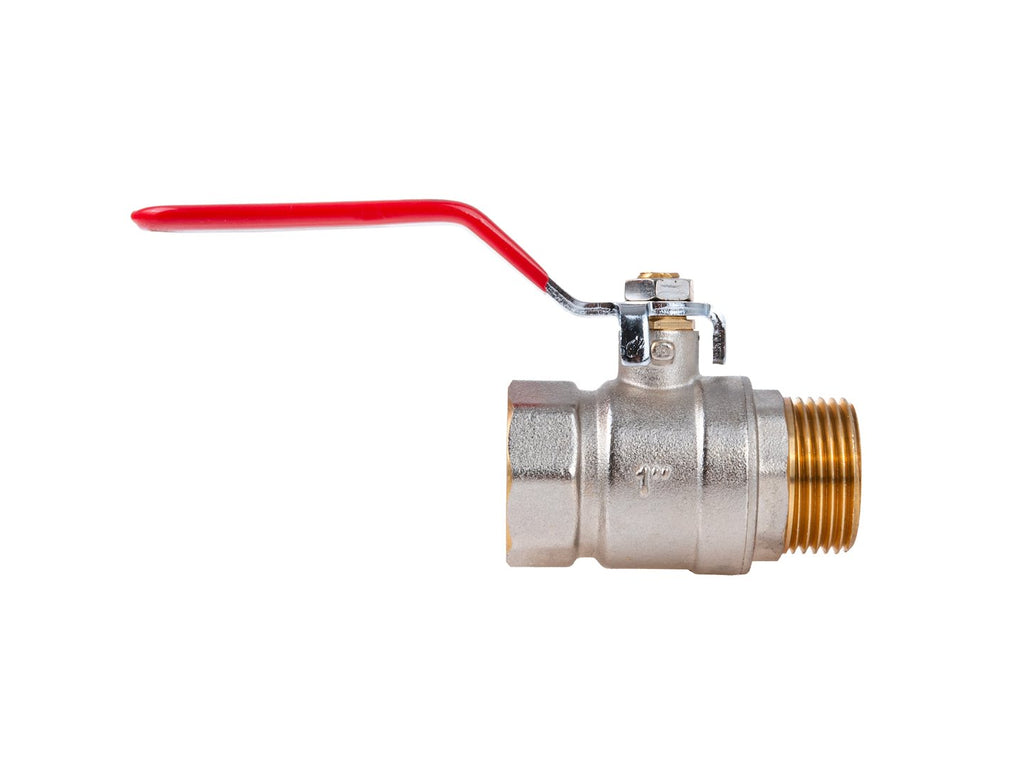 1" Ball Valve with Choke / External + Internal Thread