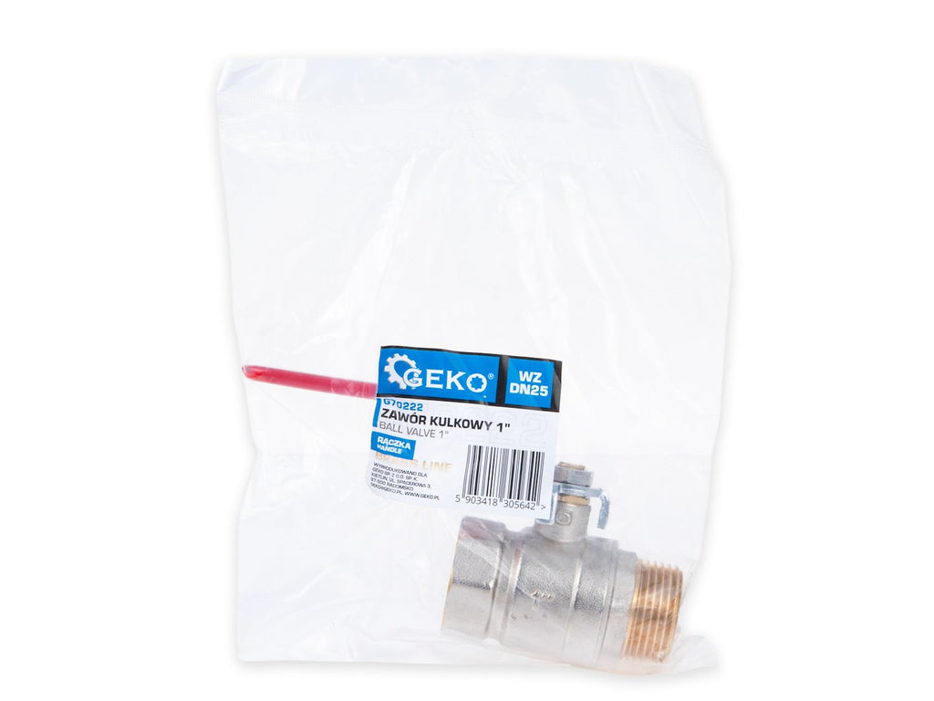 1" Ball Valve with Choke / External + Internal Thread