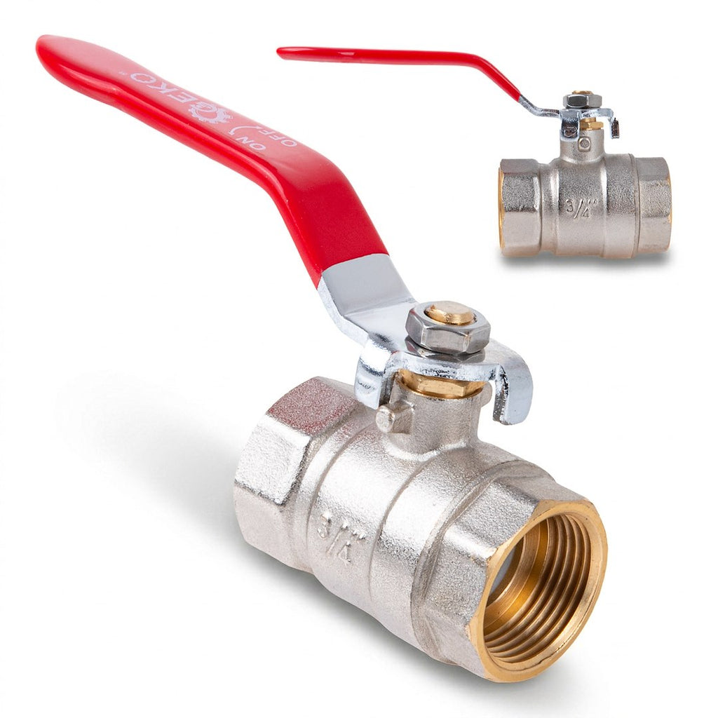 3/4" ball valve with choke (internal thread / internal thread)