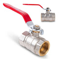 3/4" ball valve with choke (internal thread / internal thread)