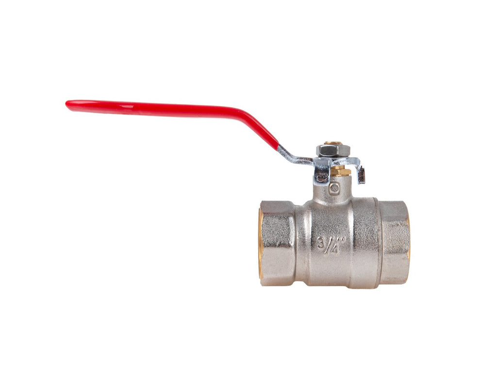 3/4" ball valve with choke (internal thread / internal thread)