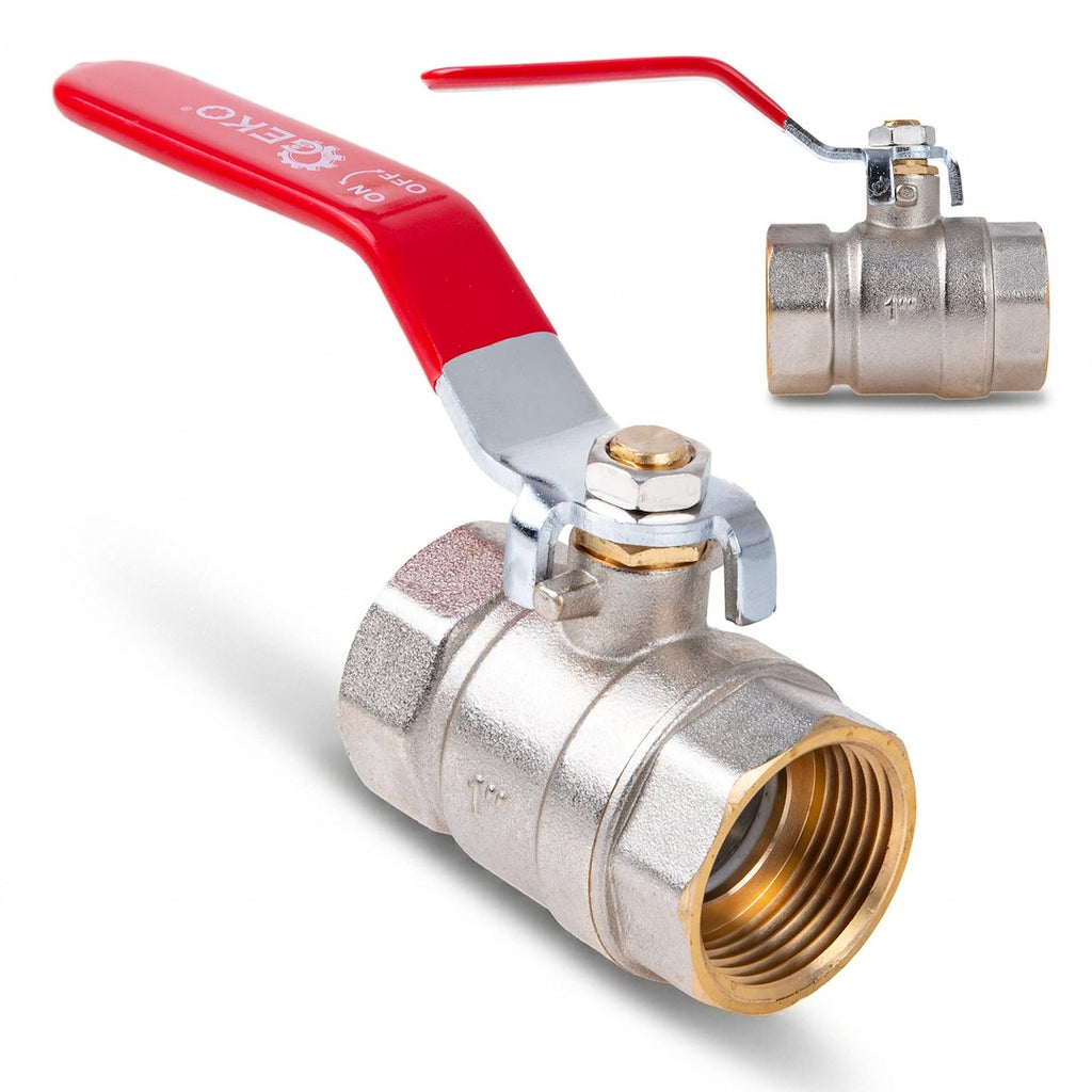 1" ball valve with choke / internal + internal thread
