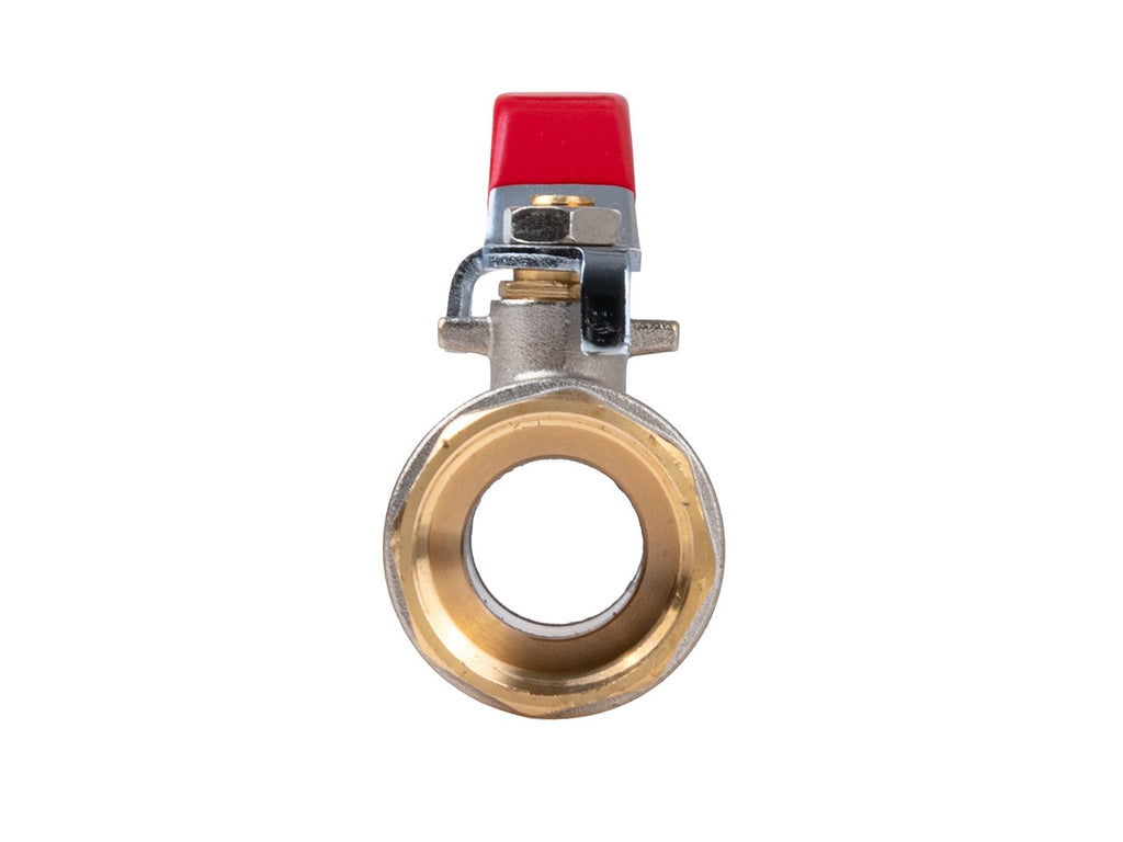 1" ball valve with choke / internal + internal thread