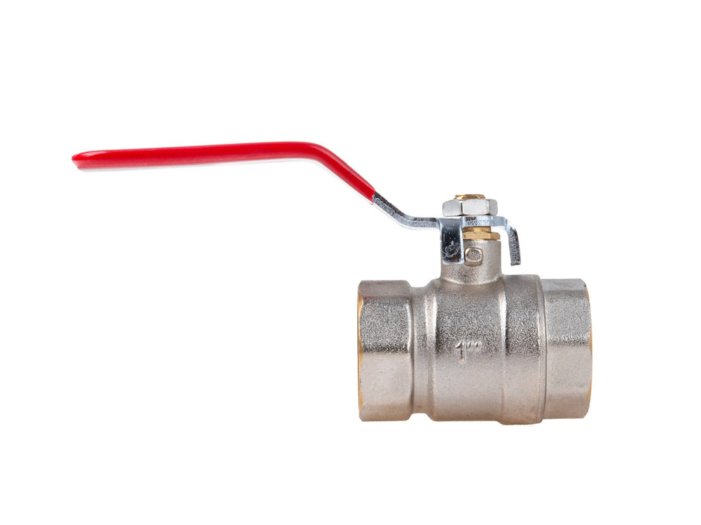 1" ball valve with choke / internal + internal thread