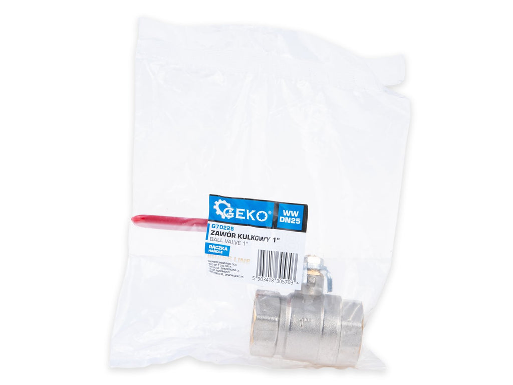 1" ball valve with choke / internal + internal thread