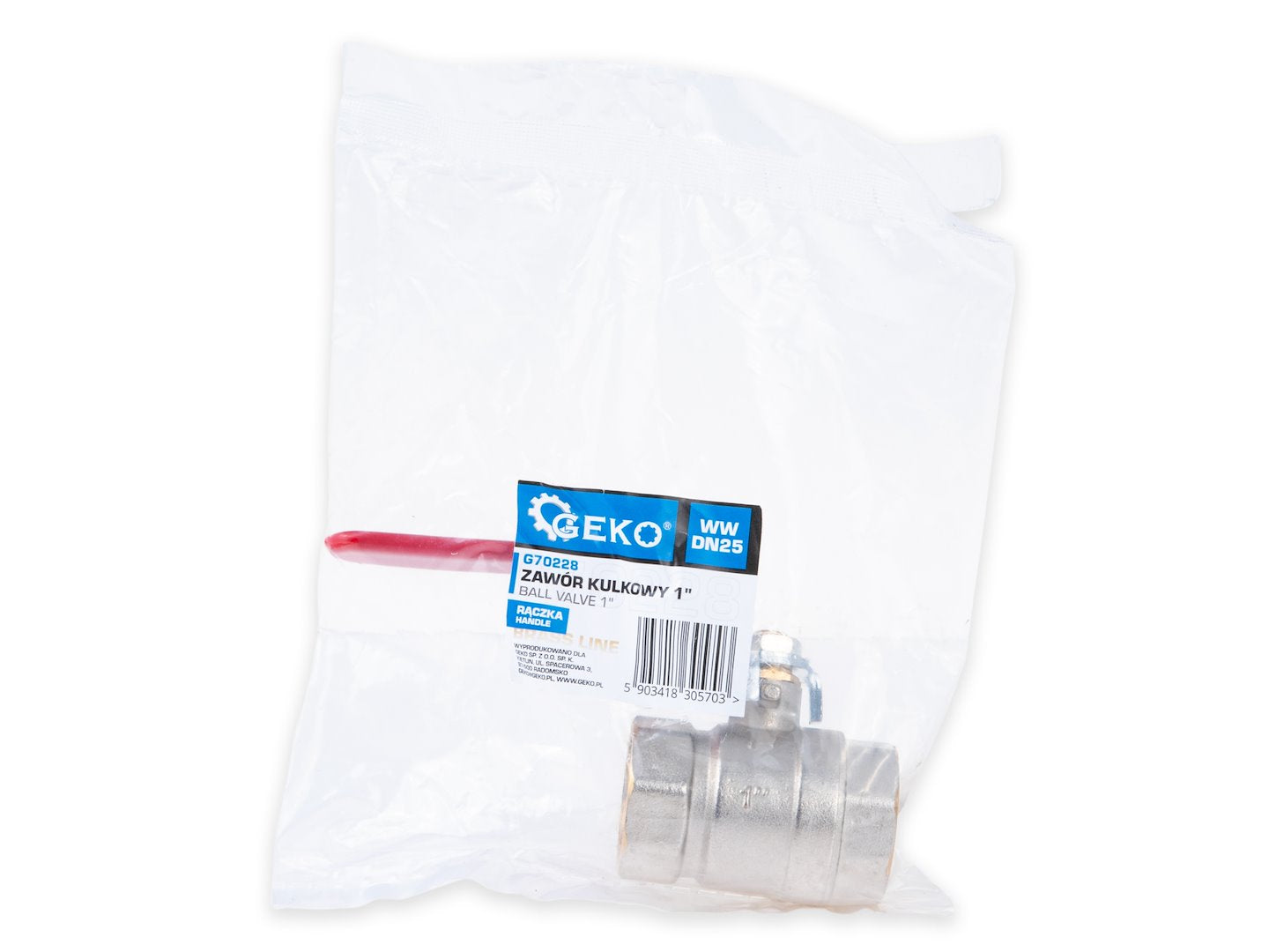 1" ball valve with choke / internal + internal thread