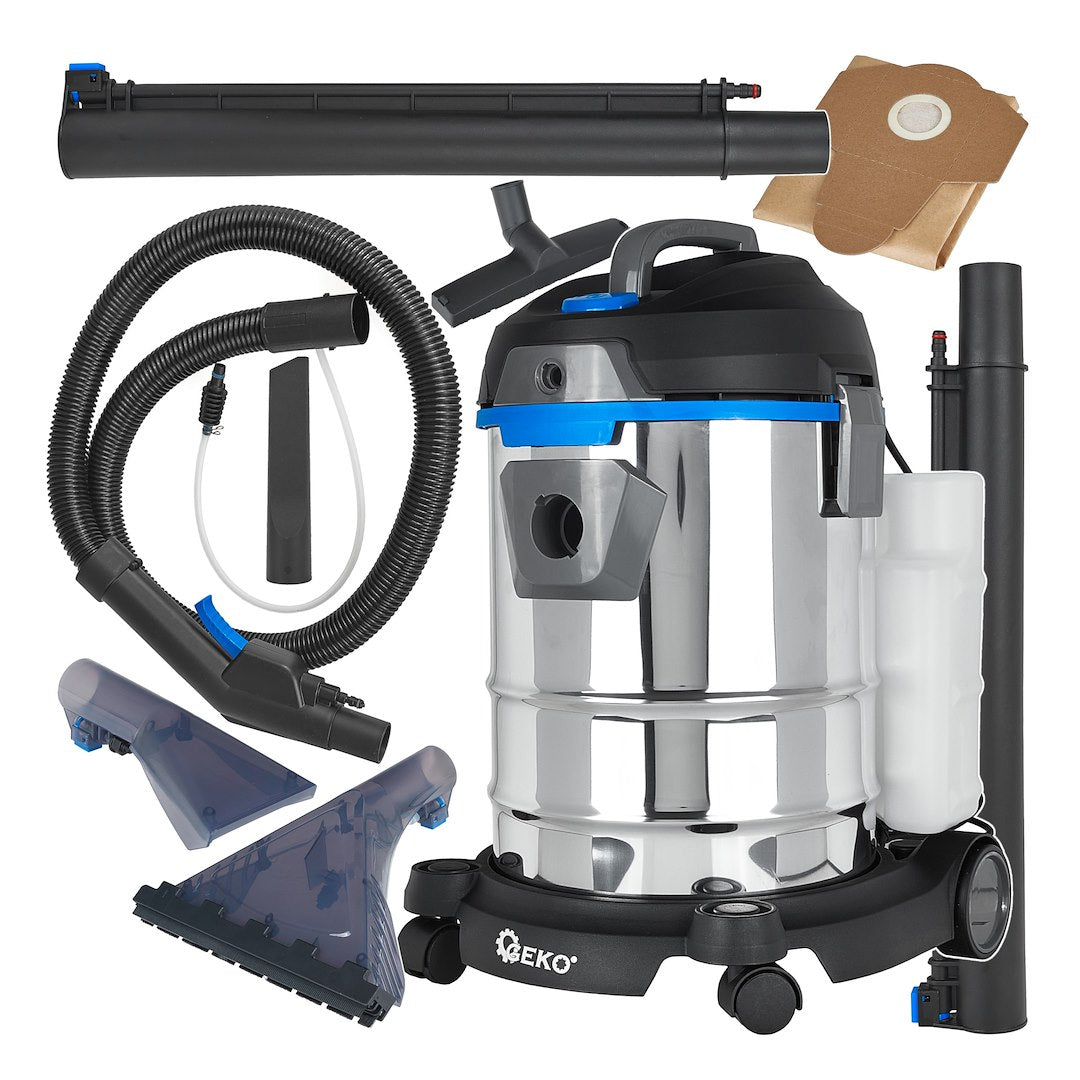 4-in-1 SS 1400 W 20 L washing vacuum cleaner
